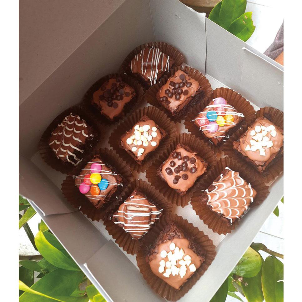 Brownies with Ganach