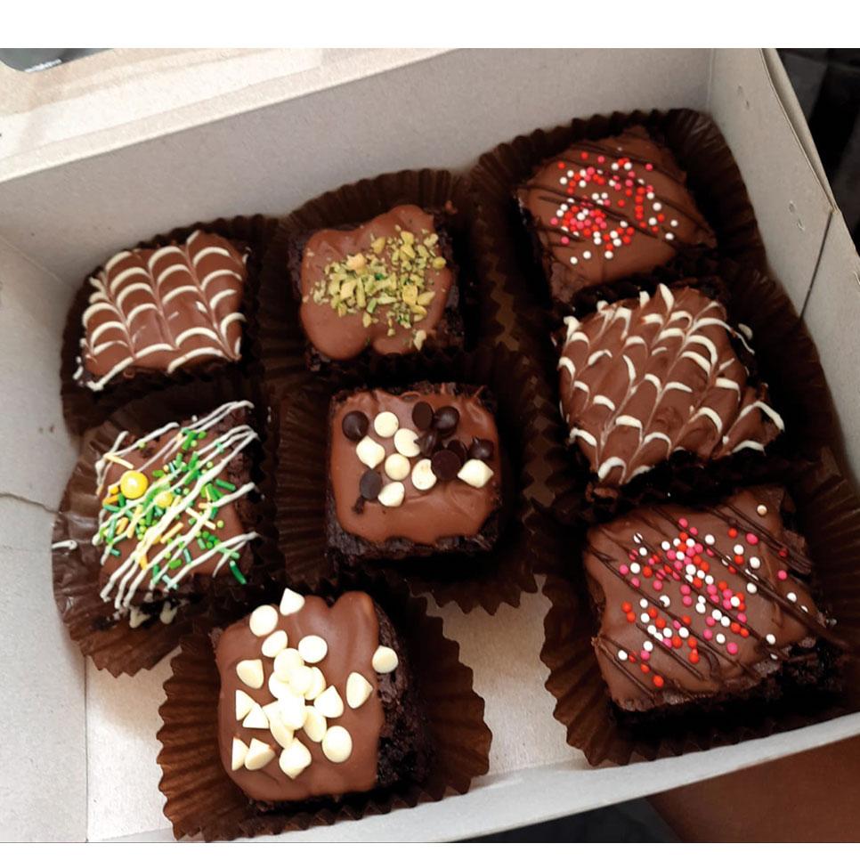 Brownies with Ganach