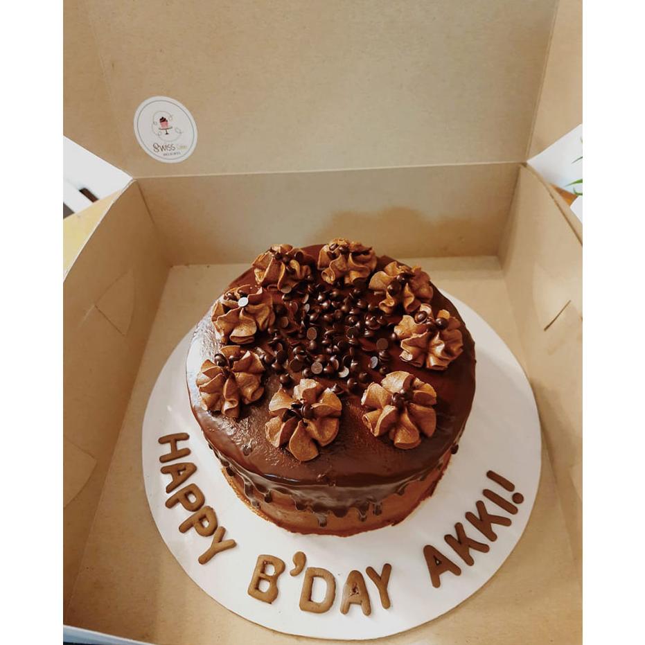 Mocha Drip Cake 1kg 